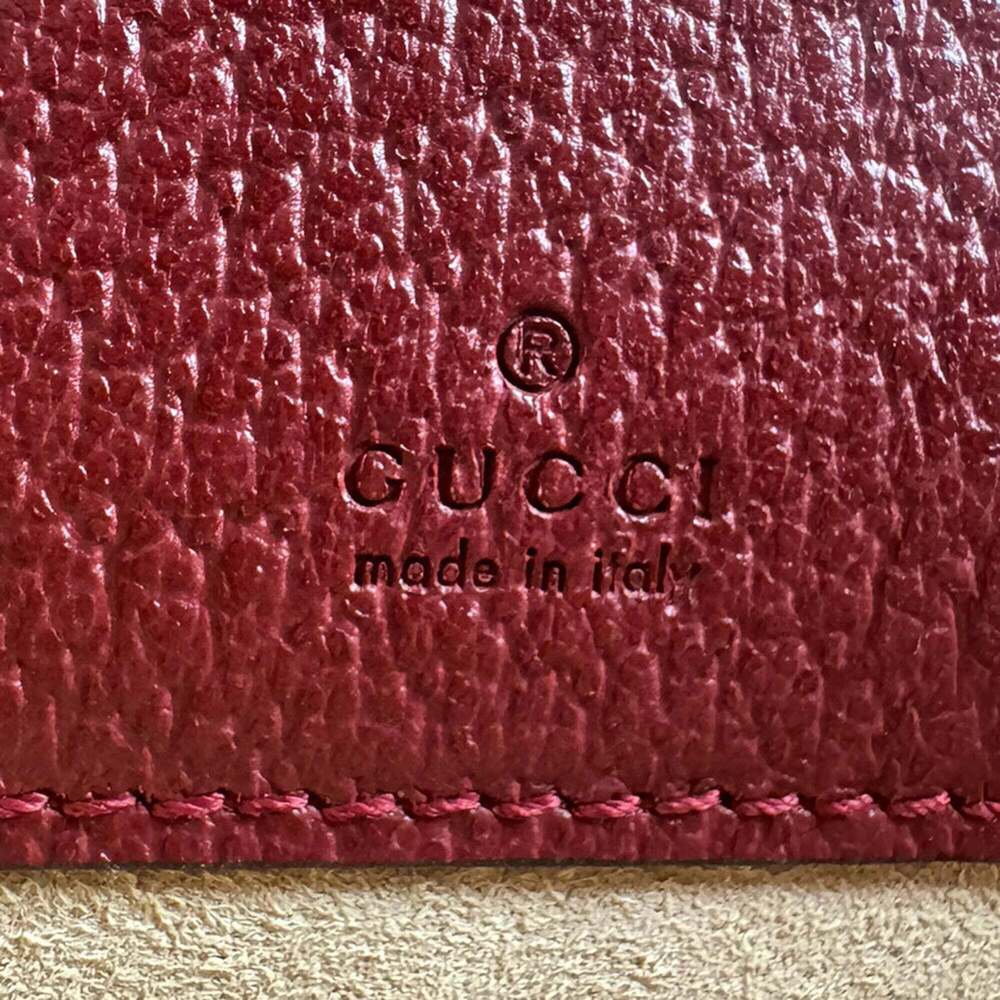 GUCCI Red Canvas Backpack - Picture 12 of 13